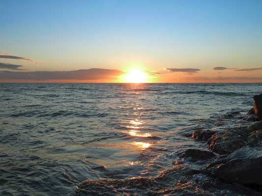 Sundown Into The Tyrrhenian Sea